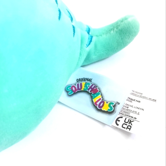 🎂CHET 🦎 Teal Green Iguana Original Squishmallows by Kelly Toy ☆》NWT《☆ - Picture 8 of 8